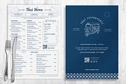 Thai Food Menu Template, a Flyer Template by BrandPacks (Thumbnail 2 of 5)