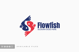 Fish Simple Mascot Logo, a Branding & Logo Template by ivan_artnivora