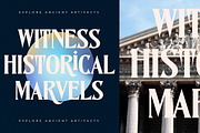 Norique Modern Display Typeface, a Serif Font by Letterena Studios (Thumbnail 7 of 15)