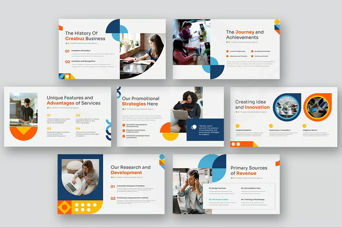 Creative Business Plan Powerpoint, a Presentation Template by Fit-tee (Photo 7 of 10)