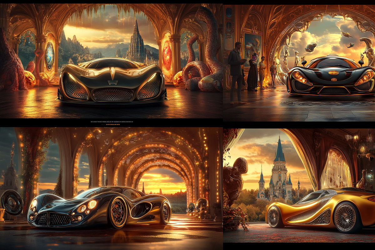 419 MJ Prompts & Srefs for Car Art, an Illustration by Sevenstyles (Photo 14 of 15)