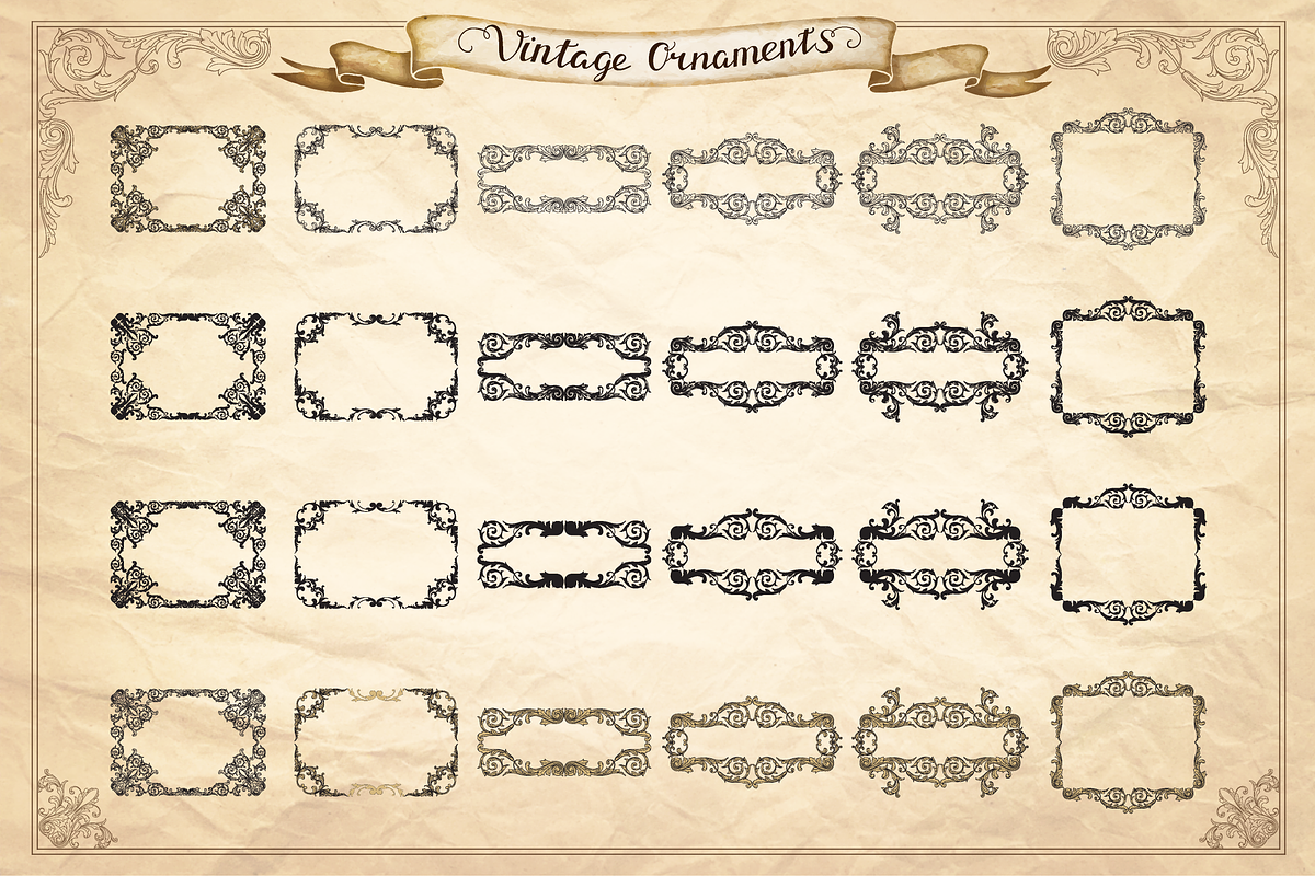Page decoration Ornate Vintage, an Object Graphic by Samira (Photo 2 of 7)