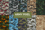 240 Camouflage Patterns Bundle, a Pattern Graphic by 3Y_Design (Thumbnail 24 of 26)