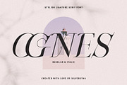 OGNES - Modern Ligature Serif Font, a Serif Font by SilverStag Type Foundry (Thumbnail 1 of 9)