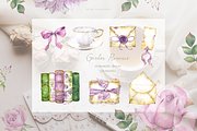 Garden Romance floral watercolor set, an Object Illustration by Tatiana Troian (Thumbnail 4 of 6)