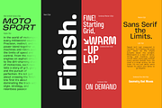 JT Millburn | Sport Racing Font, a Sans Serif Font by Jolicia Type (Thumbnail 9 of 14)
