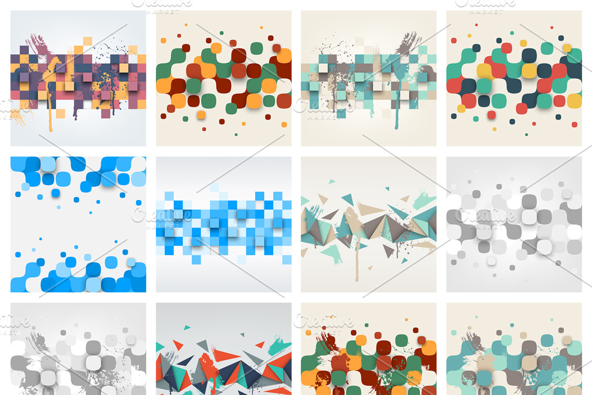 Abstract vector backgrounds, a Texture Illustration by VAlex (Photo 3 of 5)