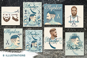 Vintage Barbershop Branding Kit