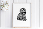 Labradoodle SVG - Dog Clip Art, an Illustration by YouniqueArtwork (Thumbnail 4 of 5)