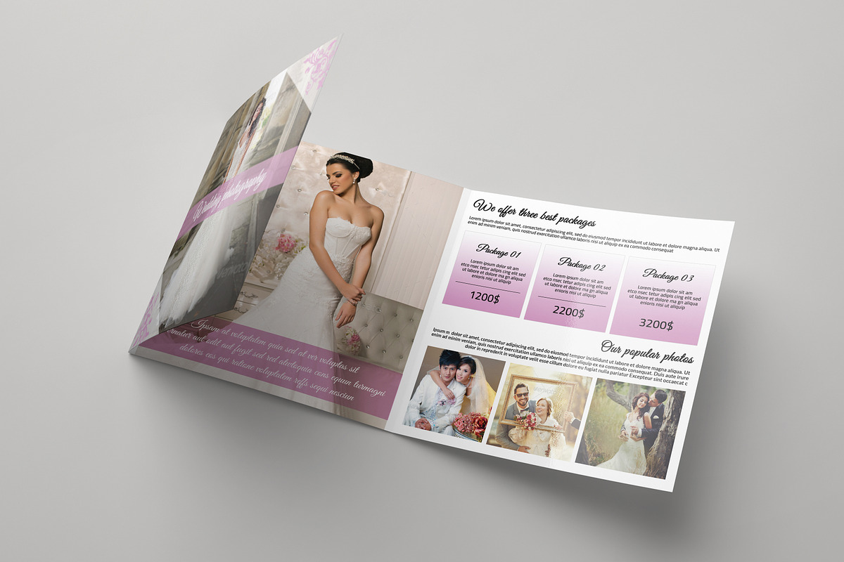 Wedding Photography Brochure-V156, a Brochure Template by Template Shop (Photo 5 of 6)