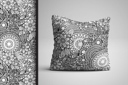Floral Seamless Patterns, a Pattern Graphic by Elinorka (Thumbnail 3 of 5)