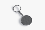 White Round Keychain 3D Model, an Object 3D Model by rebrandy (Thumbnail 7 of 9)