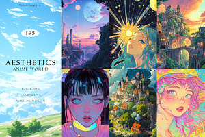 Aesthetics of the Anime world. 195, a Decorative Illustration by Chikovnaya