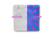 Square fur rug mockups., a Mockup by moqirynart (Thumbnail 12 of 16)