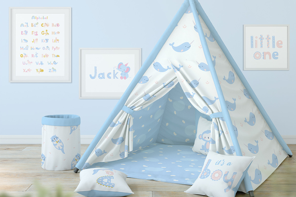 Animal Alphabet & cute baby patterns, a Pattern Graphic by Inna Moreva (Photo 7 of 9)