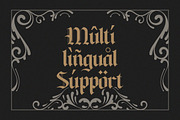 Baghen - Blackletter typeface, a Blackletter Font by Shakira Studio (Thumbnail 10 of 11)