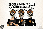 Spooky Skeleton,Coffee Love Hallowee, an Illustration by Libby Wishes (Thumbnail 1 of 6)