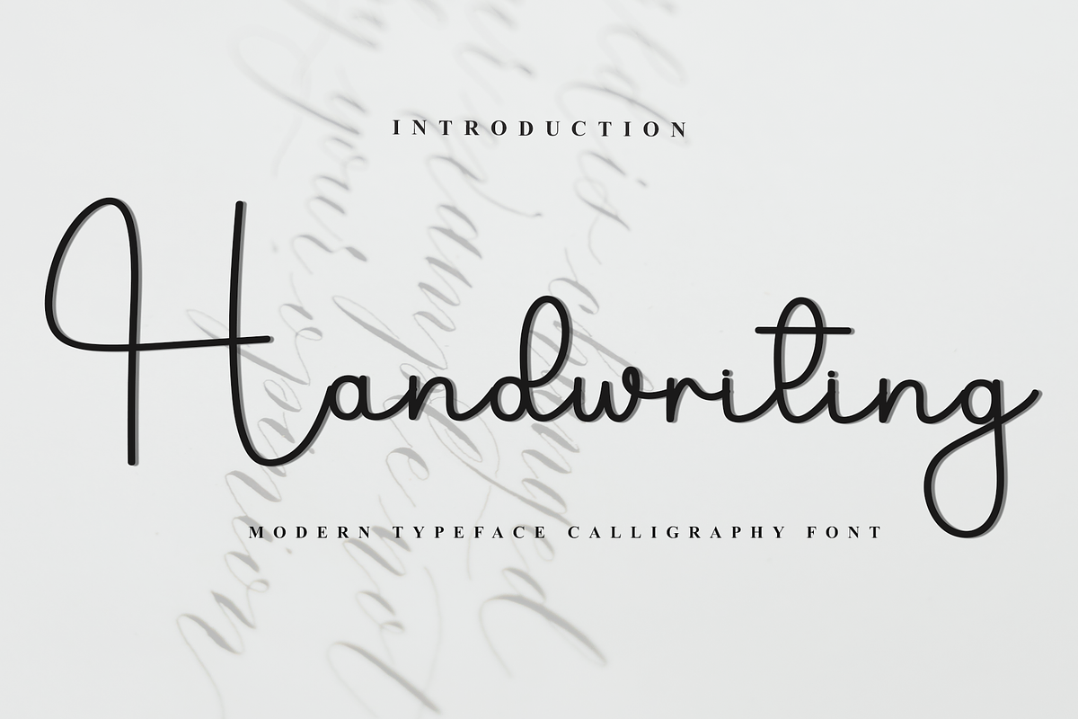 Handwriting, a Handwritten Font by FreshTypeINK (Photo 1 of 8)