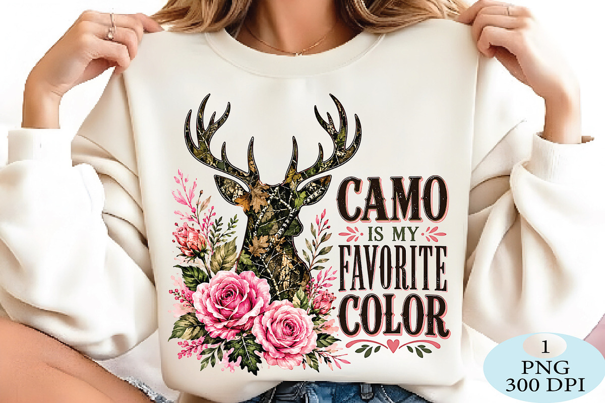 Camo Is My Favorite Color PNG, a Seasonal Illustration by Daily.Designs (Photo 2 of 5)