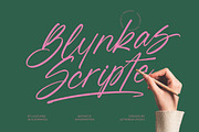 Blynkas Scripte Handwritten Font, a Script Font by Letterena Studios Script (Thumbnail 1 of 15)