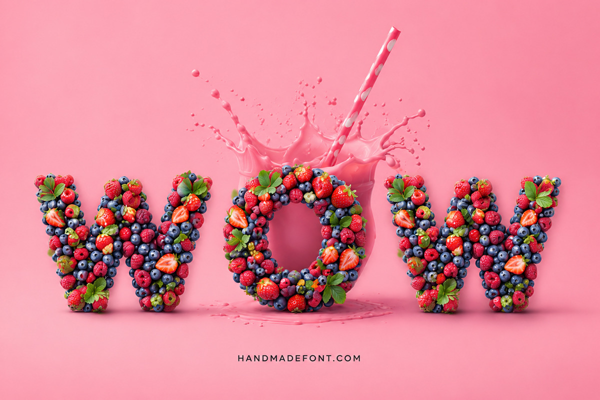 Summer Berries Font, a Sans Serif Font by Handmadefont (Photo 12 of 17)