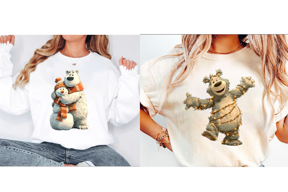 Christmas Bear Clipart, an Illustration by Designworld (Photo 3 of 6)