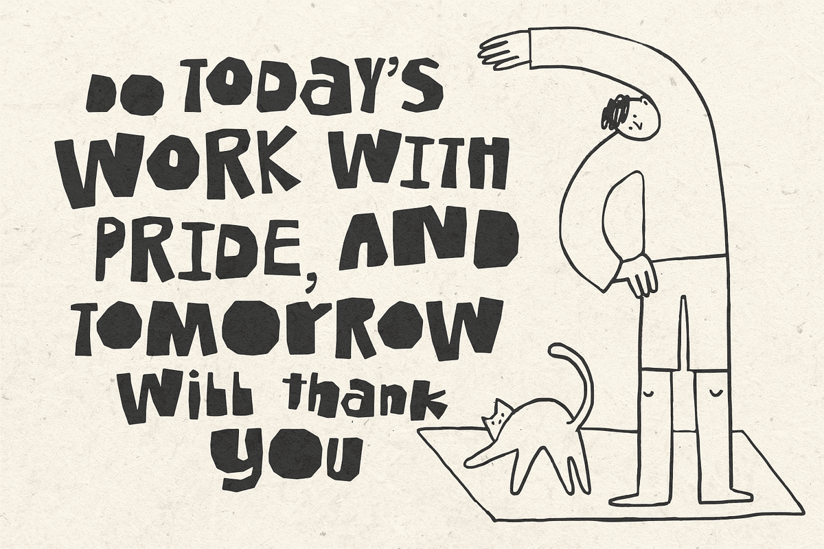 The Popcuts – A Quirky Cutout Font, a Handwritten Font by Get Studio (Photo 5 of 8)