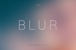 Blur Smooth Backgrounds Vol. 01