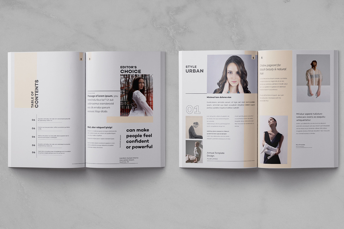 Fashion Lookbook / Brochure, a Brochure Template by Addaxx (Photo 3 of 7)