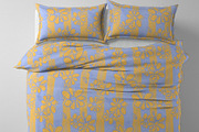 Sunny yellow stripes blooms pattern, a Pattern Graphic by Cotton Melon pattern Shop (Thumbnail 2 of 6)