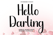 Hello Darling, a Handwritten Font by FreshTypeINK (Thumbnail 1 of 8)
