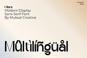 Milara, a Sans Serif Font by Muksal Creative (Thumbnail 10 of 10)