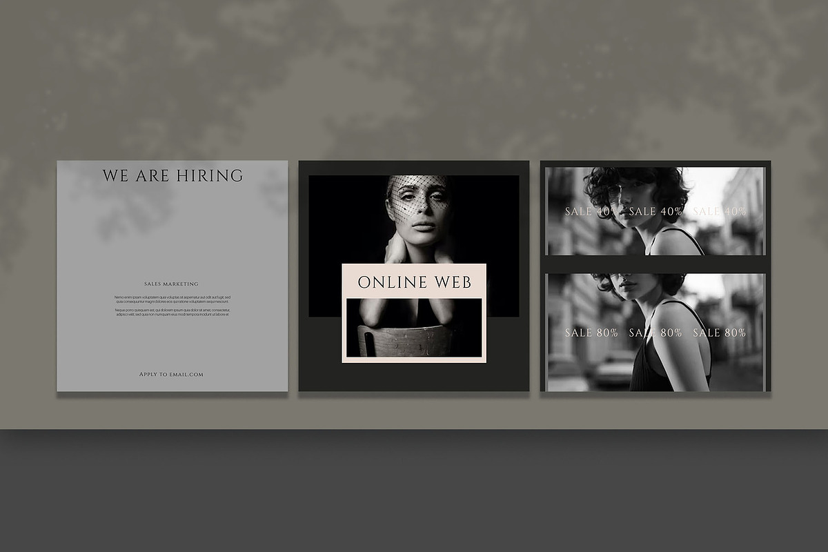 Wadon Fashion Instagram | Photoshop, a Social Media Template by Azruca (Photo 4 of 8)