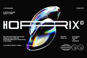 Horix - Modern Stretched Sans Serif, a Font by Indotype Foundry (Thumbnail 1 of 9)