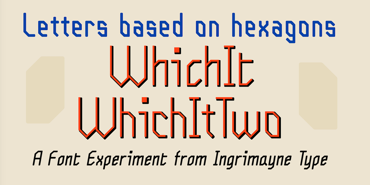 WhichIt, a Sans Serif Font by Ingrimayne Type (Photo 1 of 8)