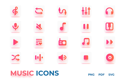 Music Icons, an Icon by Ruslan Babkin