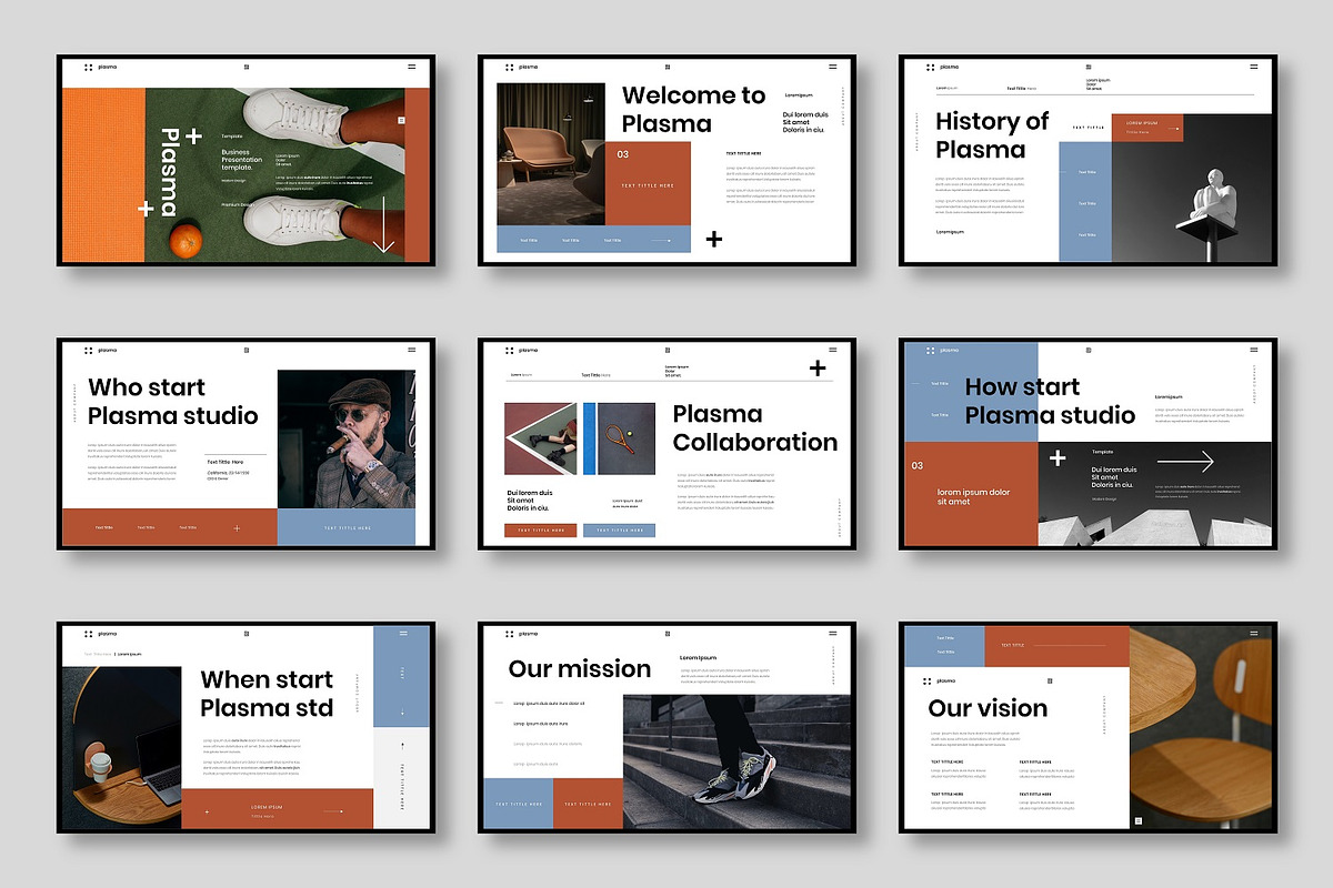 Plasma - Business Google Slide, a Presentation Template by Dens Creative Studio (Photo 2 of 6)