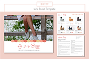 Britt Fashion Line Sheet Template, a Brochure Template by Stylishly Inspired (Thumbnail 2 of 3)