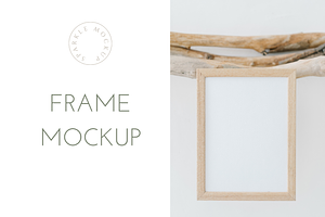 Wood Frame Mockup