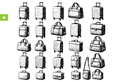 Vintage Luggage Collection, an Object Graphic by RT Studio (Thumbnail 1 of 4)