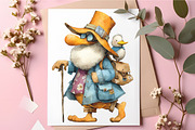 Whimsical Easter Old Gnome Clipart, an Illustration by RobertsArt (Thumbnail 5 of 5)