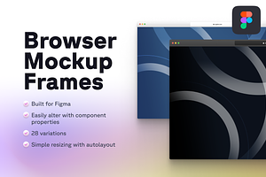 Browser Mockup Frames - Figma