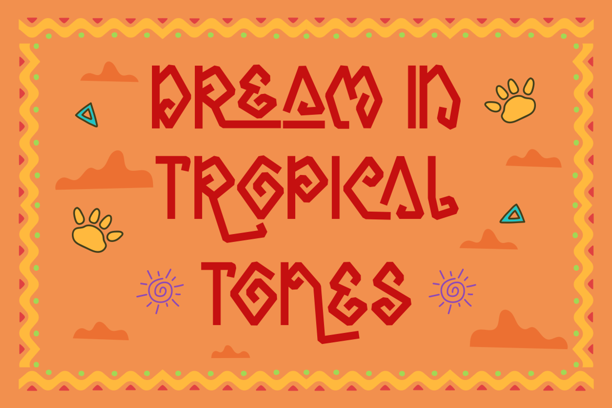 Palmera Display Hawaii Font, a Font by PutraCetol Studio (Photo 3 of 5)