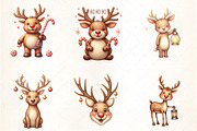 HO HO HO Reindeer Christmas, an Illustration by CrexoraLab (Thumbnail 2 of 5)