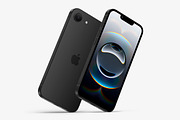 iPhone 16e Mockups, an iPhone Mockup by ls.graphics (Thumbnail 7 of 10)