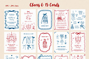 Whimsical wedding hand drawn clipart, a Decorative Illustration by Madiwaso (Thumbnail 11 of 16)