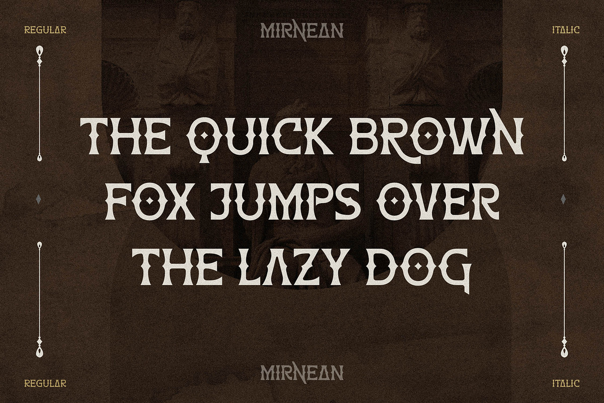 Mirnean Display Typeface Font, a Sans Serif Font by Storytype Studio (Photo 3 of 15)