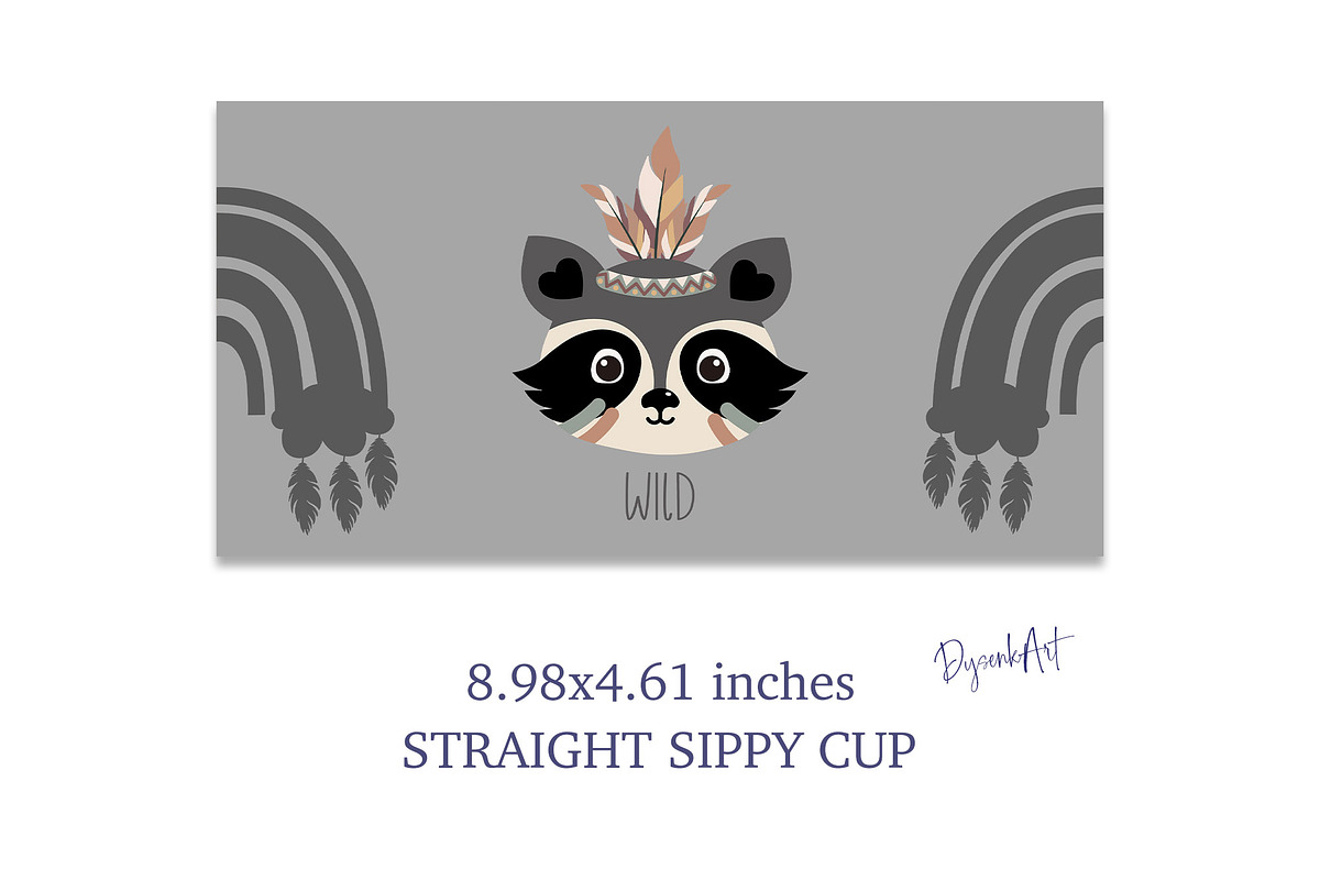 12 Oz Sippy Cup Sublimation Bundle, a Print Template by DysenkaArt (Photo 7 of 8)
