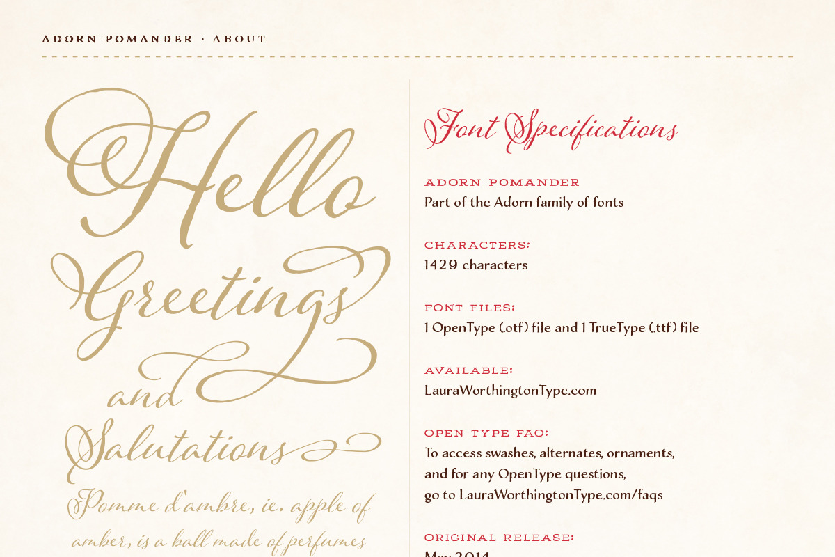 Adorn Collection, a Sans Serif Font by Laura Worthington (Photo 11 of 62)