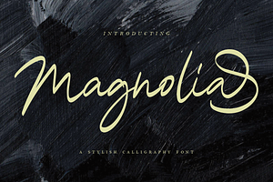 Magnolia Calligraphy Font